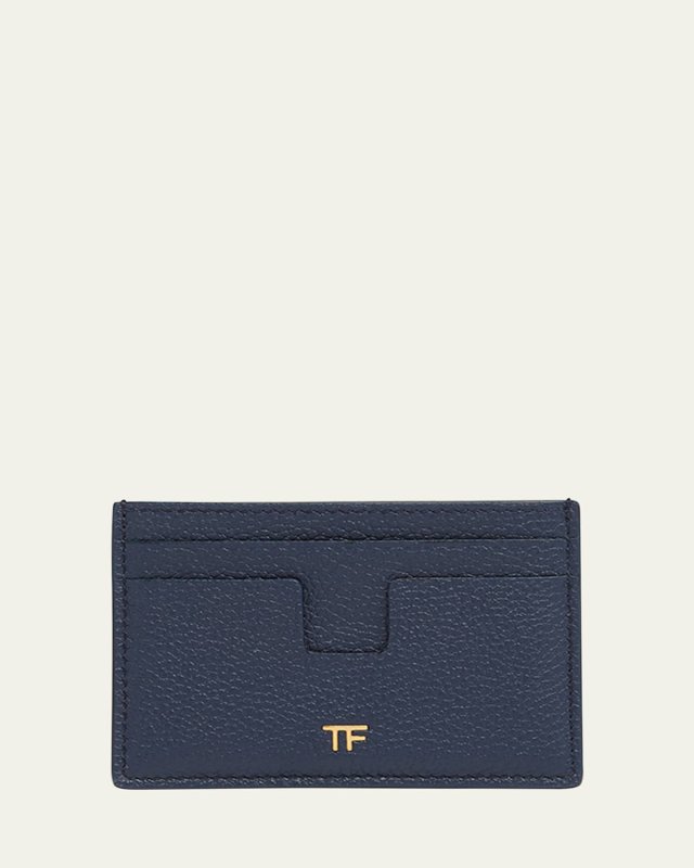 TF Card Holder in Grained Leather